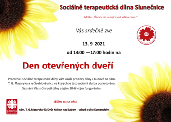 Den otevřených dveří ve Slunečnici