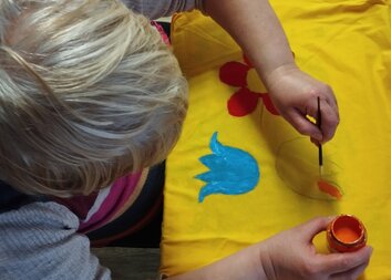 STD - malování na trička